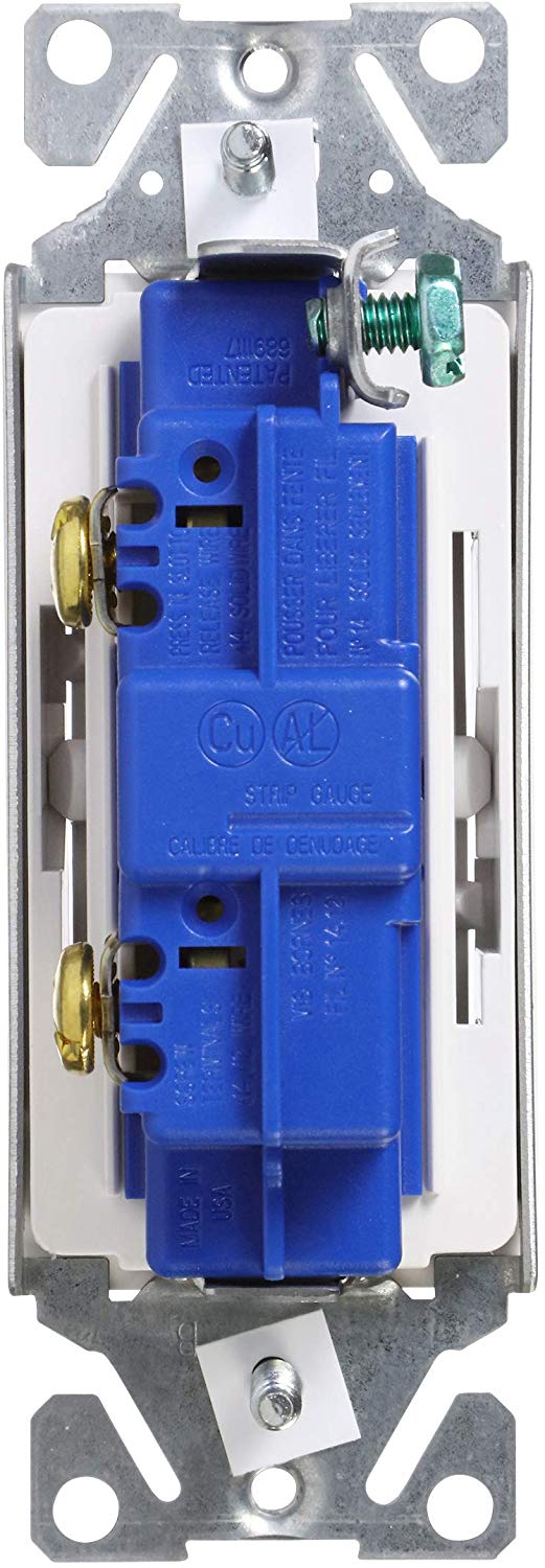 EATON 7501W COOPER SIBGLE POLE SWITCH DECORA 120/277 WHITE - Consavvy