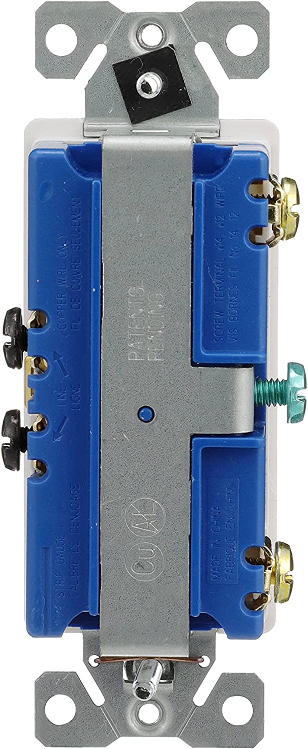 EATON 7728W-SP Single-Pole Combination Switches, White