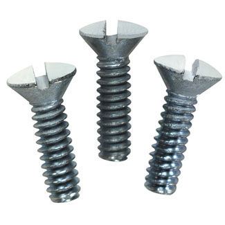 Leviton 88000-PRT 1/2" Long 6-32 Thread. Oval Head Milled Slot Replacement Wallplate Screws. White 1Box(100 Pieces)