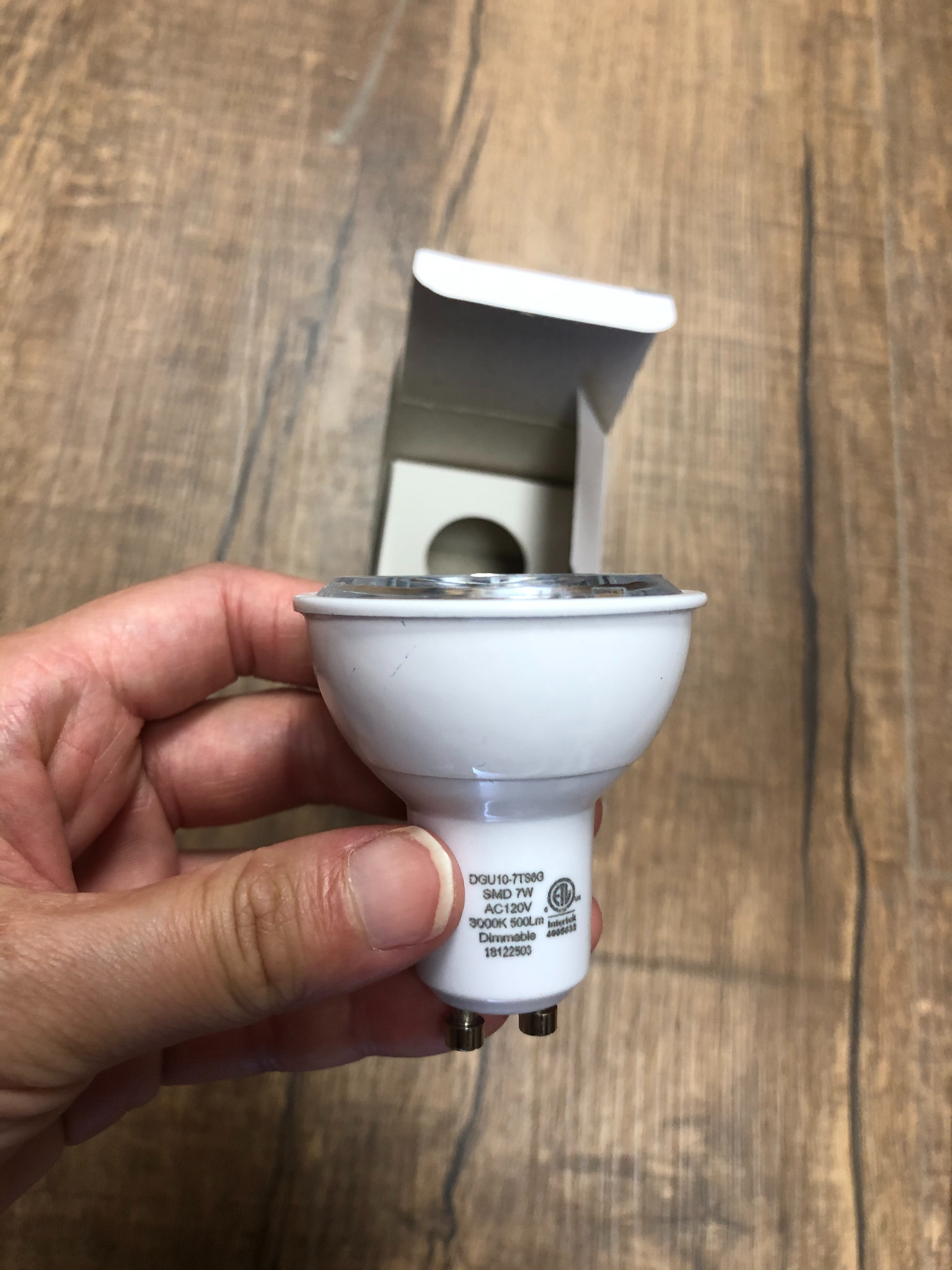 Luminiz Led GU10 Blub 7W 500Lm 3000K Warm White Dimmable