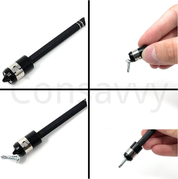 Consavvy Magnetic Screw Holder, fits all impact driver bits head