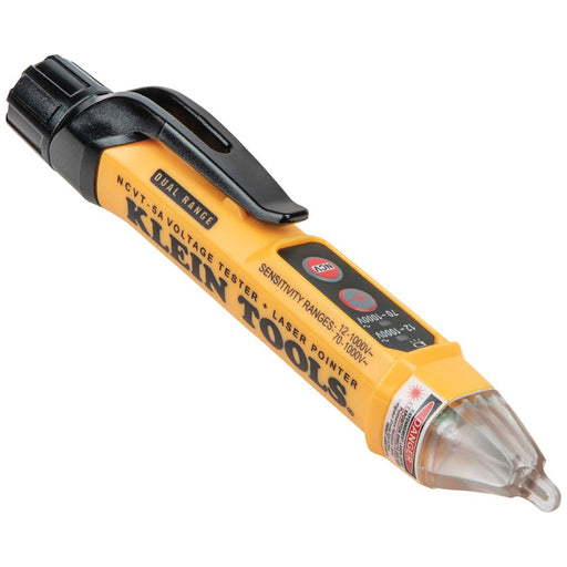 Klein Tools Ncvt-5A Dual-Range Non-Contact Voltage Tester with Laser Pointer