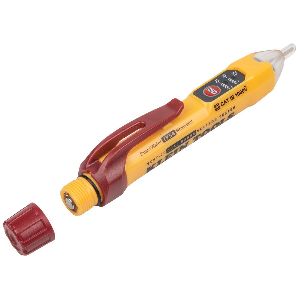 Klein Tools NCVT-2P Dual Range Non-Contact Voltage Tester 12  1000V AC