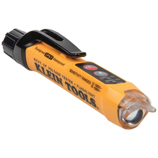 Klein Tools NCVT-3P Dual Range Non-Contact Voltage Tester with Flashlight, 12 - 1000V AC