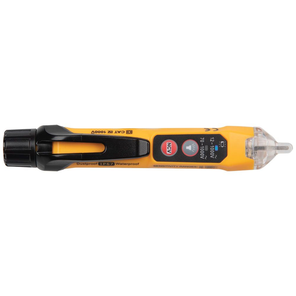 Klein Tools NCVT-3P Dual Range Non-Contact Voltage Tester with Flashlight, 12 - 1000V AC