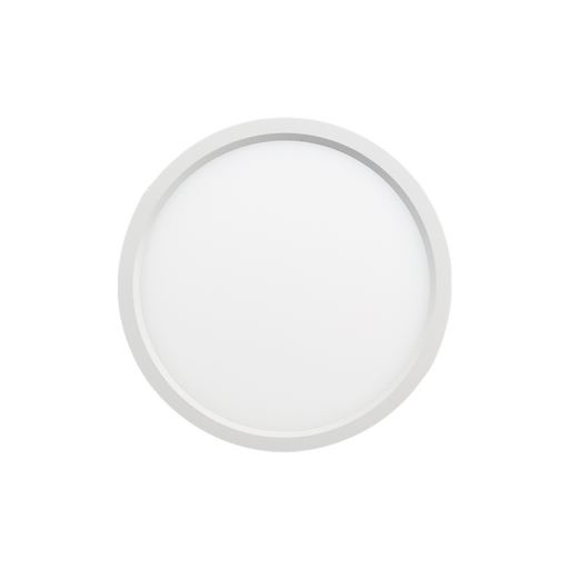 Reno Lighting 12" Slim Surface Round Slim Flush Mount 22W | 1450Lm | Selectable CCT 27/30/35/40/50K | 120V | White /Black/Brushed Nickel