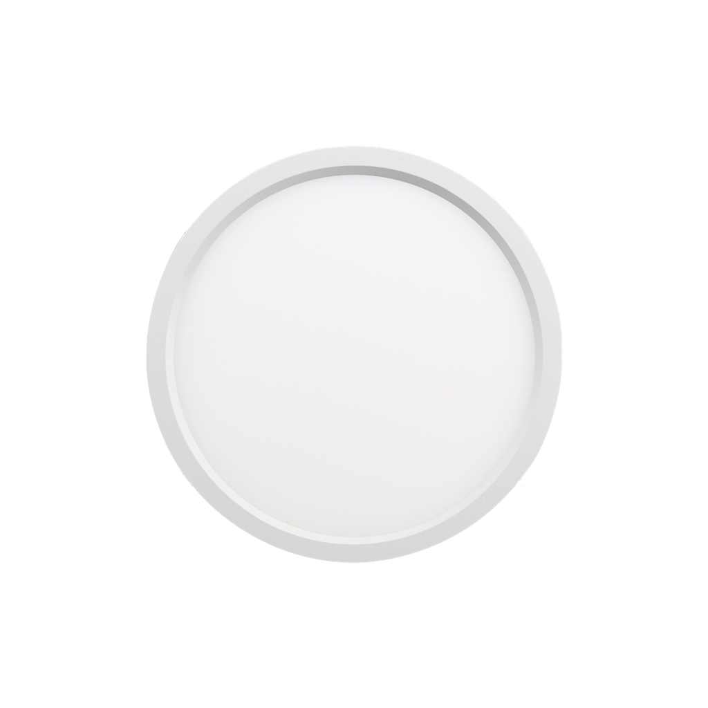 Reno Lighting 12" Slim Surface Round Slim Flush Mount 22W | 1450Lm | Selectable CCT 27/30/35/40/50K | 120V | White /Black/Brushed Nickel