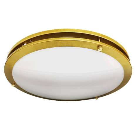 Votatec 15″ 2Ring Slim Flush Mount – 3Way CCT Brushed Brass