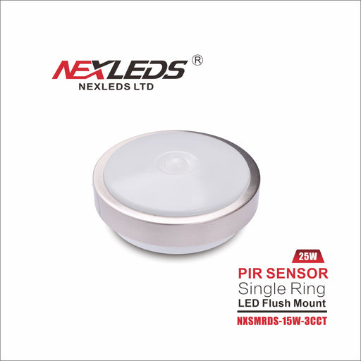 Nexleds 4 inch Single Ring Led Ceiling Light With Sensor 3CCT