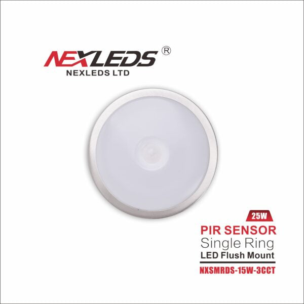 Nexleds 4 inch Single Ring Led Ceiling Light With Sensor 3CCT