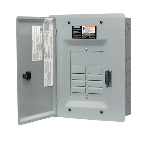 SIEMENS EQL8100D Loadcentres Single Phase Main Lug Load Centers EQL, Lockable 100 A, 1 PH, 240 V, Type 1 Indoor Steel Housing