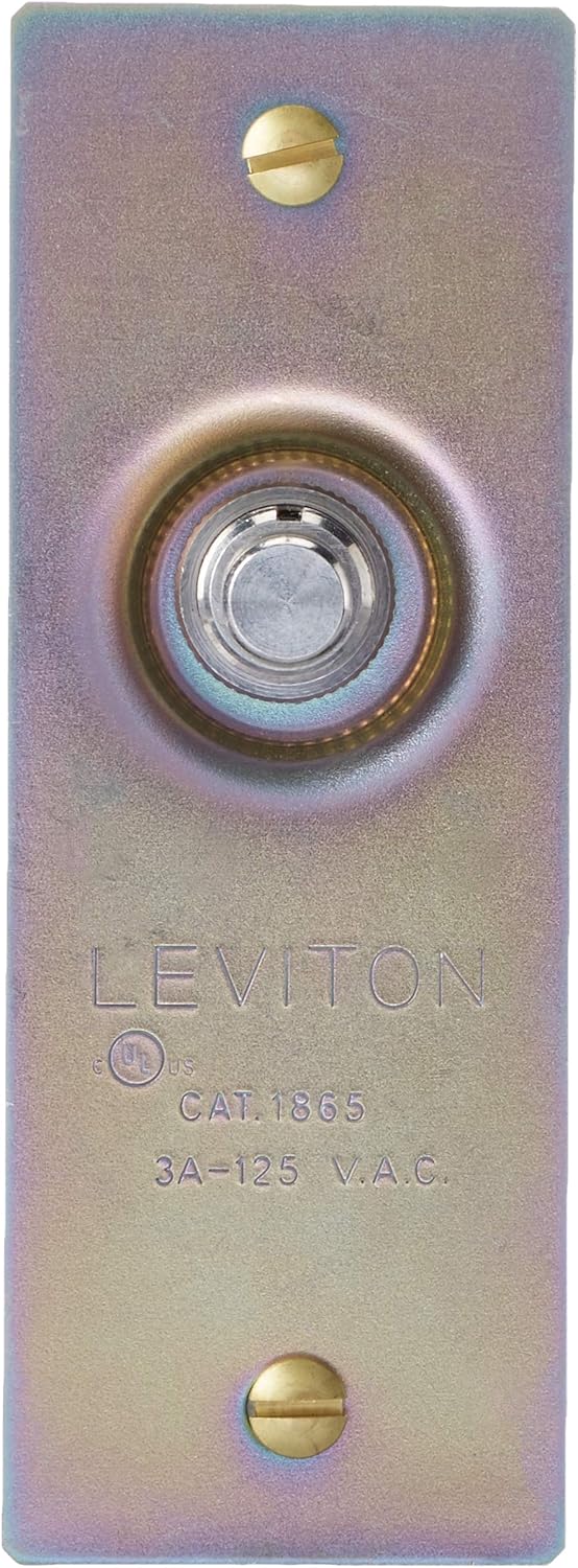 Leviton 3 Amp, 125 Volt, Single-Pole, Doorjamb with Jamb Box Switch, Commercial Grade, 01865-000, Brass