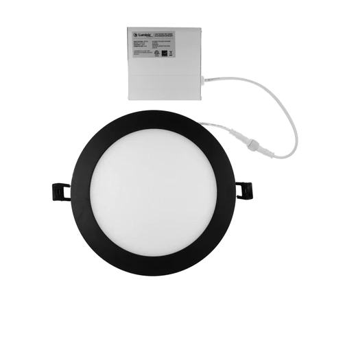 Luminiz 8'' Potlight, 3CCT(3000K/4000K/5000K), junction box included with quick connect. Energy Star, ETL listed. Available in White, Black and Nickel Trim.