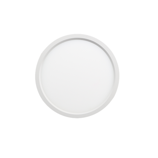 Reno Lighting 9" Slim Surface Round Slim Flush Mount 18W | 1150Lm | Selectable CCT 27/30/35/40/50K | 120V | White /Black/Brushed Nickel