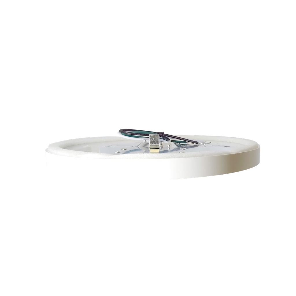 Reno Lighting 9" Slim Surface Round Slim Flush Mount 18W | 1150Lm | Selectable CCT 27/30/35/40/50K | 120V | White /Black/Brushed Nickel