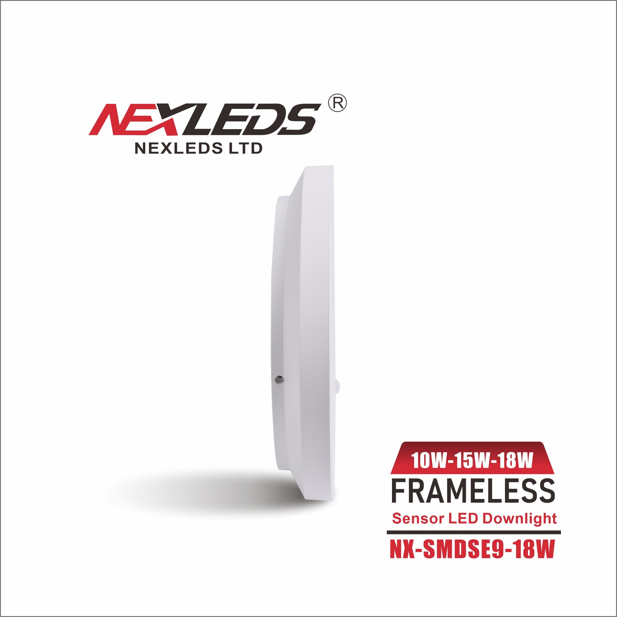Nexleds 9 inch frameless sensor ceiling light IP45 3CCT
