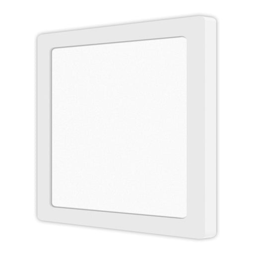 9″ Square Slim Flush Mount 3Way CCT, White & Black & Brushed Nickel
