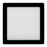 9″ Square Slim Flush Mount 3Way CCT, White & Black & Brushed Nickel