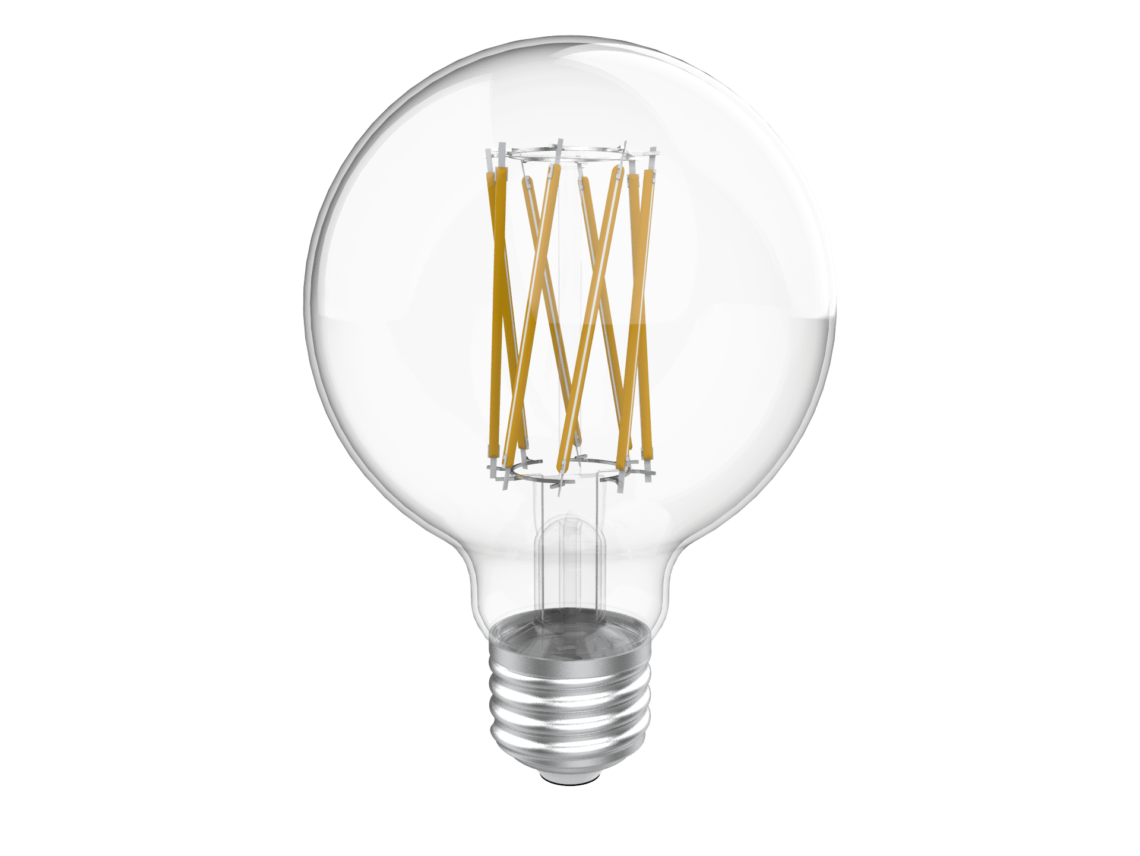 Votatec G25 Filament LED Bulb,E26 9W 1000Lm, Single Colour(3000K/4000K)