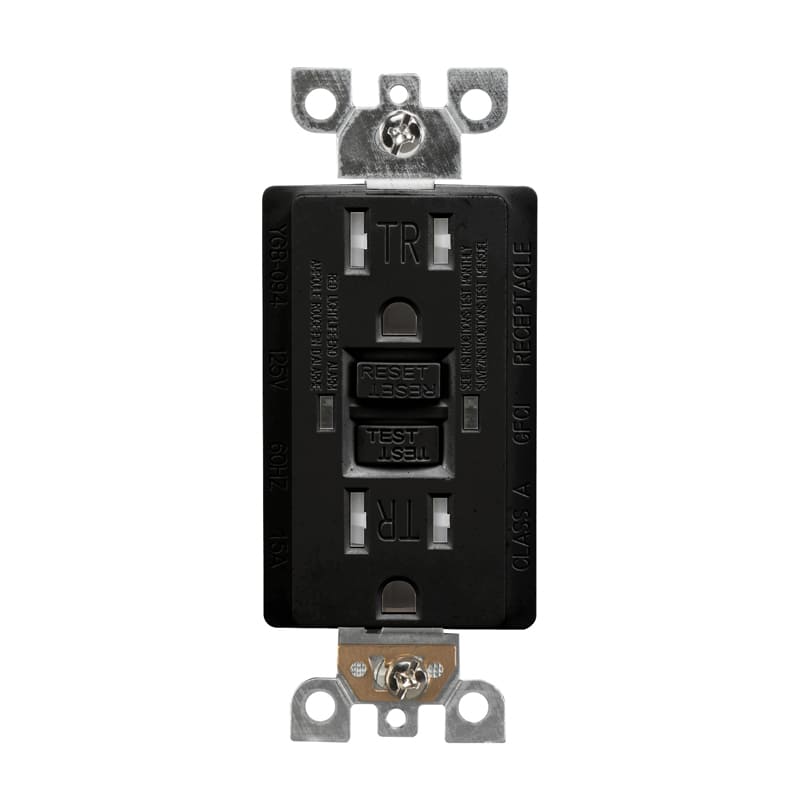 Votatec 15A GFCI(TR) With LED Light White/Black
