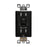 Votatec 15A GFCI(TR) With LED Light White/Black