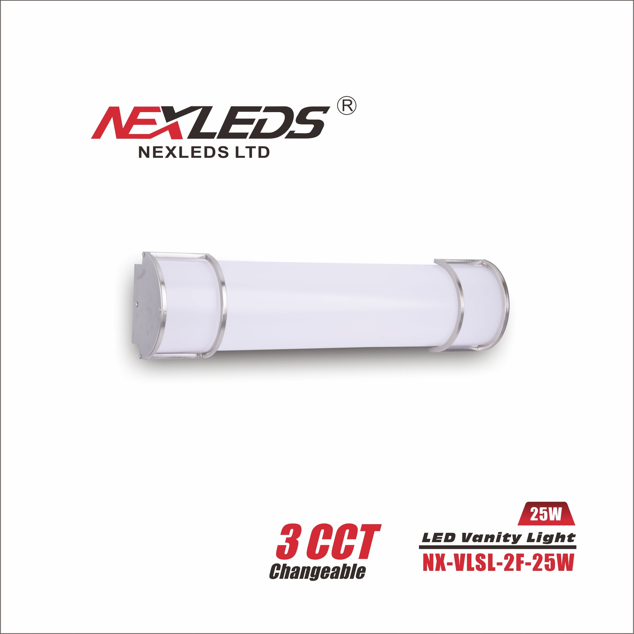 NEXLEDS LED Cylindrical Vanity Light – 3CCT