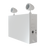 Reno Lighting 72W BATTERY BACK-UP UNIT | White Powder Coated Steel Body | 2 x 5W Heads | Voltage:120V/277V/347V | Output Voltage: 12VDC | Material : Metal Frame/ABS Heads | Up to 120mins Backup time |