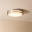 Reno Lighting 12inch&14inch&16inch Slim Double Ring Ceiling Fixture with Integrated Microwave Sensor | Selectable Wattage | Selectable CCT 27/30/35/40/50K | 120V | Requires Remote R73004 to Configure Settings