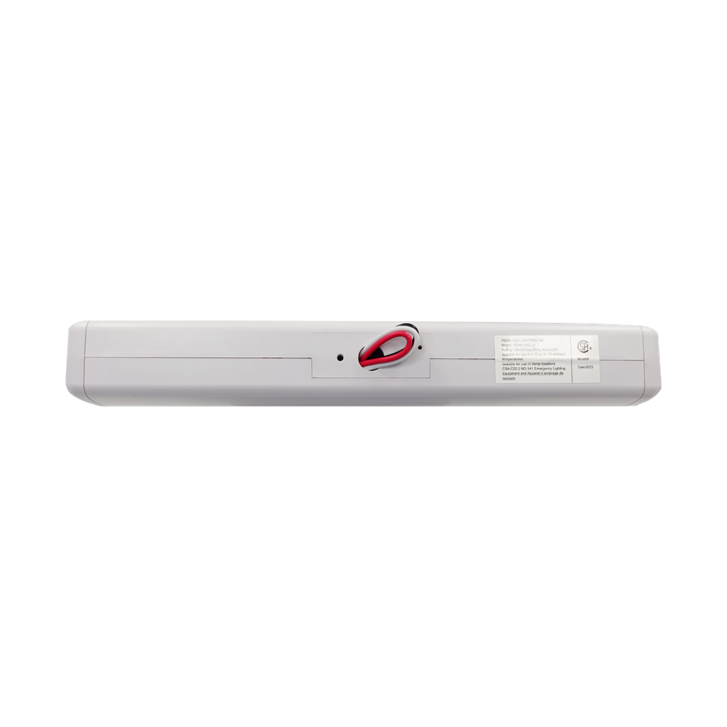 Reno Lighting LED EDGE-LIT RUNNING MAN SIGN | 90MINS BATTERY BACK UP | 120/277/347VAC | 3W | 3.6V Ni-cad |