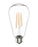 Votatec ST64 Filament LED Bulb,E26 6W 600Lm, Single Colour 2700K