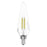 Votatec Spear Candle Filament LED Bulb, E12 5.5W 600Lm, Single Colour 3000K
