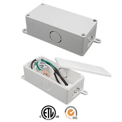 Luminiz Undercabinet Hardwire Box(No Switch) White/Black