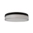 Reno Lighting Decorative Dot Ceiling Flushmount Fixture | Selectable CCT 27/30/35/40/50K | 120V | IP65 Rated | Black&Brushed Nickel Finish |