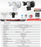 NEXLEDS Double Head Sensor LED Security Light White/Black 3CCT