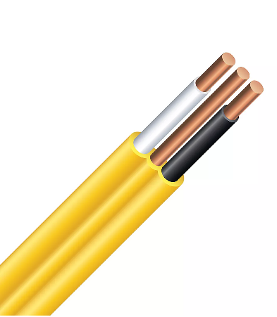 12/2 NMD90 Electrical Wire Yellow (75m/Roll&150m/Roll) (Electrical Wire Only Pick Up/ Local Delivery)