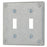 Vista-20110 (8367)  4” Square Cover - Double Toggle 1Pack