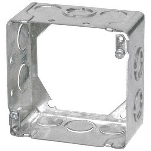 VISTA-20245 (53171-K )- 2 1/8" Deep Square extension box w/knocouts 1 Pack
