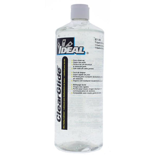 IDEAL Clear Wire Pulling Lubricant 1 Quart