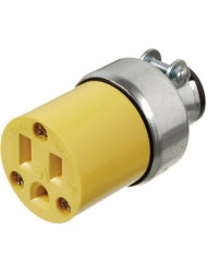 VISTA 45405 1Pack Connector 15A/250V w/Clamp - Yellow - Consavvy