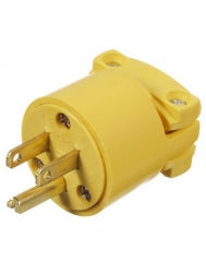 VISTA 45411 1Pack Plug 15A/125V w/Clamp - Yellow - Consavvy