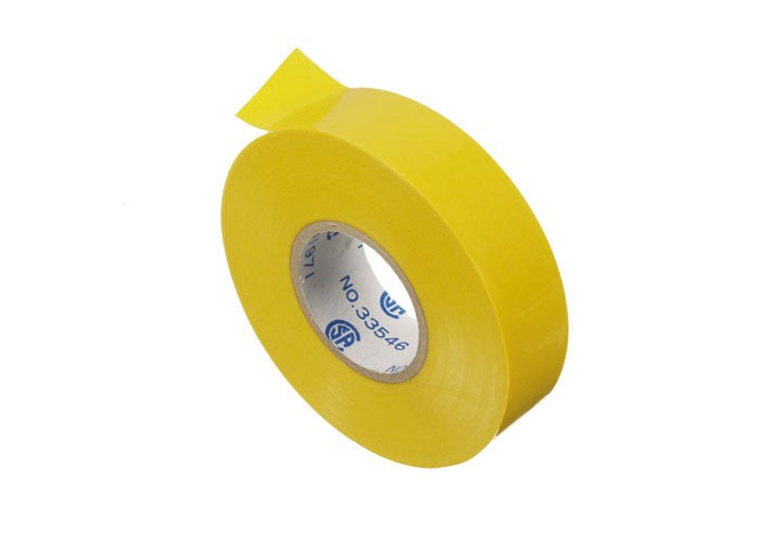VISTA 45526 1Pack/5 Pack Electrical Tape-66' - Yellow - Consavvy