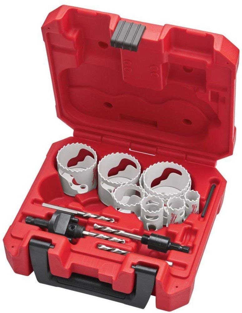 Milwaukee 49-22-4027 General-Purpose Hole Dozer Hole Saw Kit (15-Piece) - Consavvy