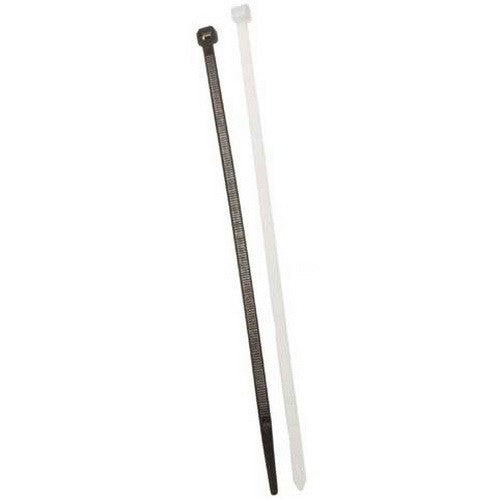 VISTA 49070 Cable ties 24" - Clear 10/Bag White - Consavvy