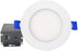 DawnRay 3.5" LED Round Slim Panel (Potlight) 3000K/4000K/5000K(changeable), White/Black/Brushed Nickel, 7W, 500LM