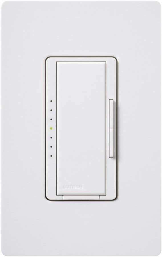 Lutron MACL-153M-WH-C Maestro C.L Dimmer Switch for Dimmable LED, Halogen & Incandescent Bulbs, Single-Pole or Multi-Location,White - Consavvy
