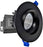 DawnRay Dim to Warm 4" LED Round Baffle Recessed Light (Potlight) Dim from 3000K to 2200K, White/Black/Brushed Nickel, 12W, 830LM