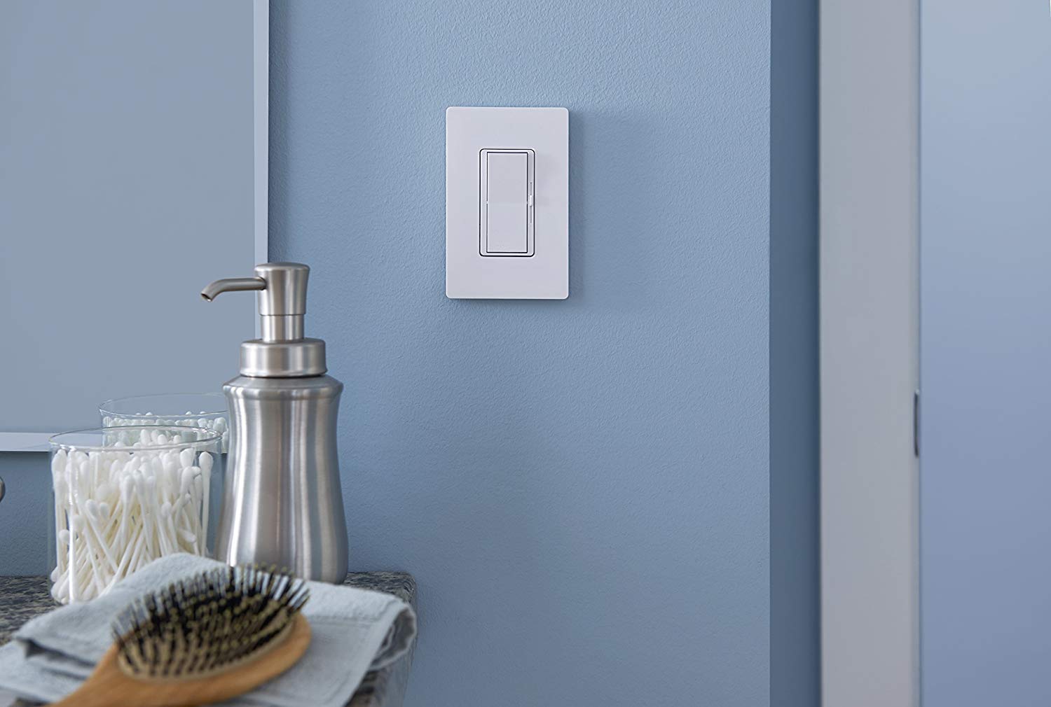 Lutron DVCL-153PH-WHC Diva C.L Dimmer Switch for Dimmable LED, Halogen and Incandescent Bulbs, with Wallplate, Single-Pole or 3-Way - Consavvy