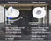 DawnRay 4" LED Round Gimbal Panel(Potlight) 2700K/3000K/3500K/4000K/5000K(changeable), White/Black/Brushed Nickel, 9W, 700LM
