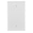 LEVITON 80514-W Blank Wallplate Midsize 1 Gangs White 1Pack/25Pack