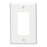 Leviton 80601-W 1-Gang Decora/GFCI Device Decora Wallplate/Faceplate, Midway Size, Thermoset, Device Mount - White 1Pack/20Pack